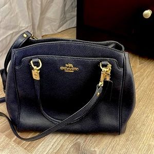 Navy blue coach crossbody